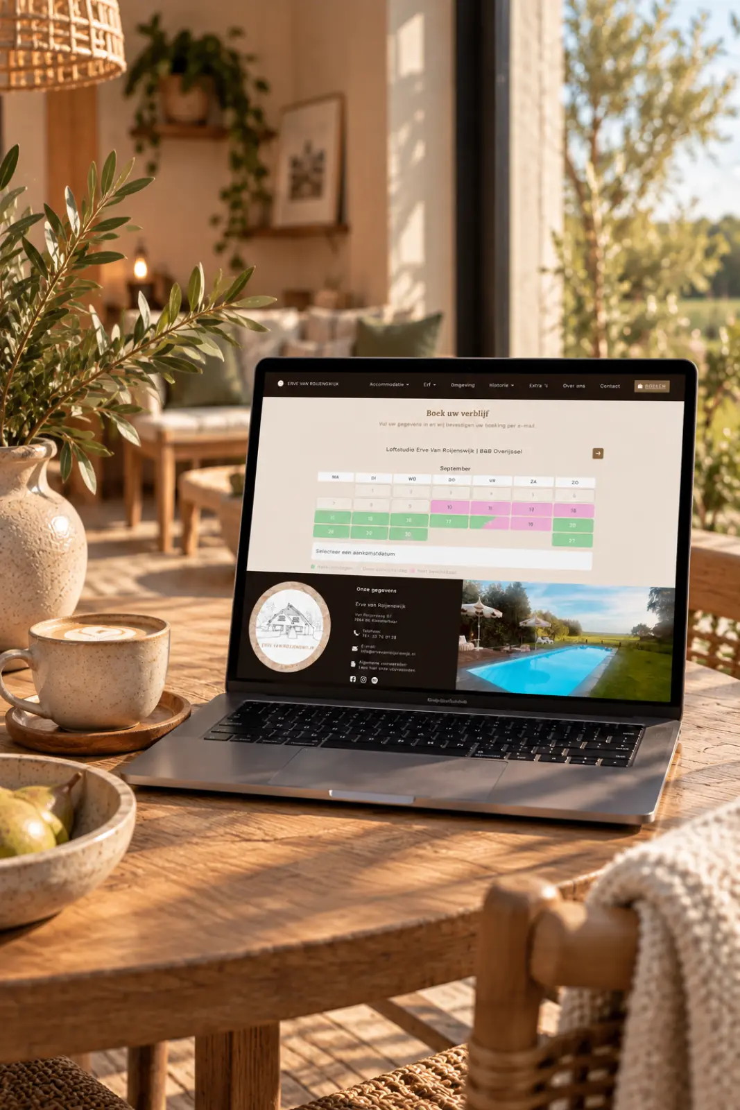 Eenvoudig online reserveren